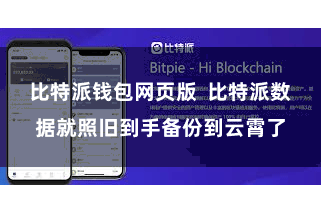 比特派钱包网页版  比特派数据就照旧到手备份到云霄了