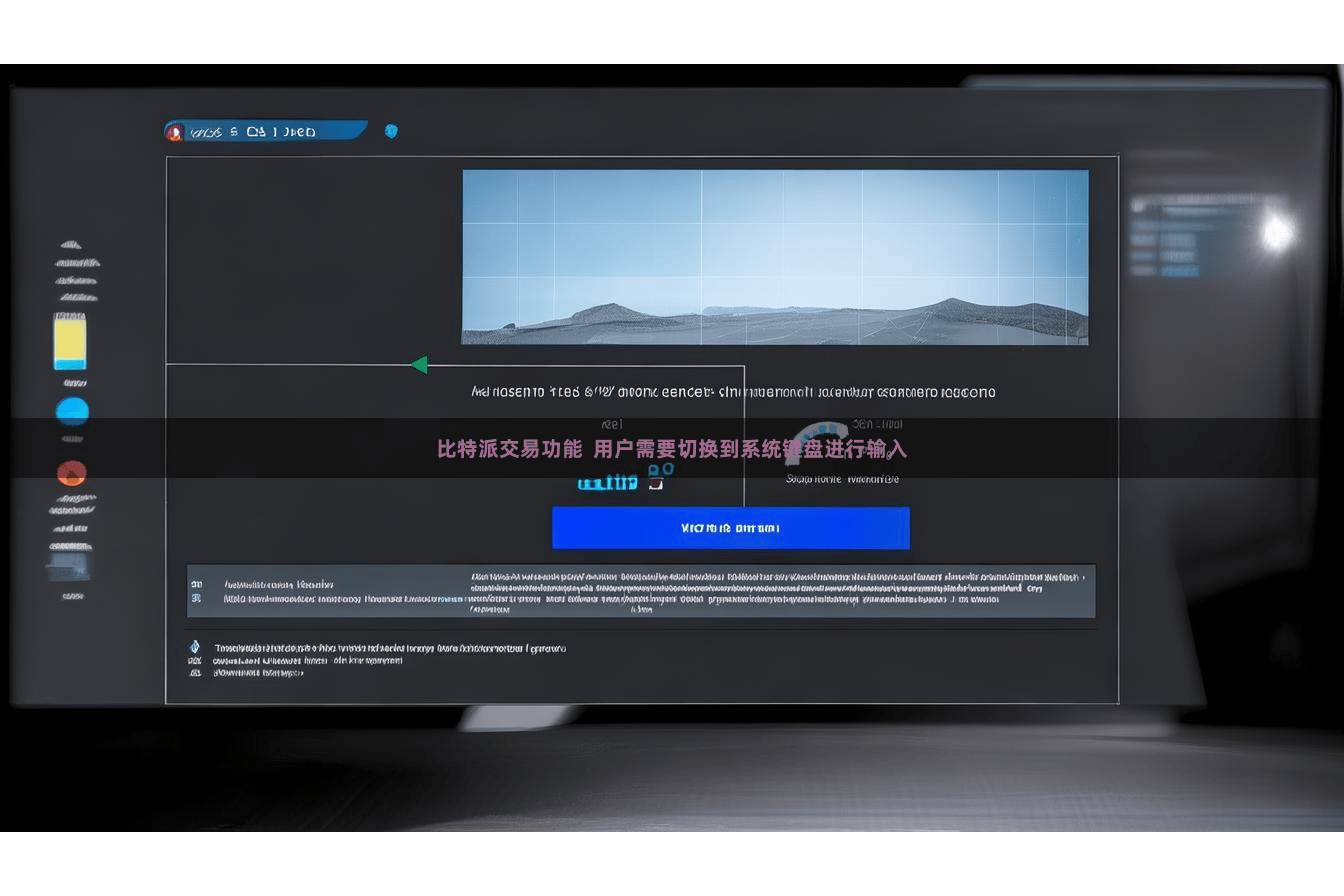 比特派交易功能  用户需要切换到系统键盘进行输入